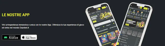 DaznBet Casino Italy mobile